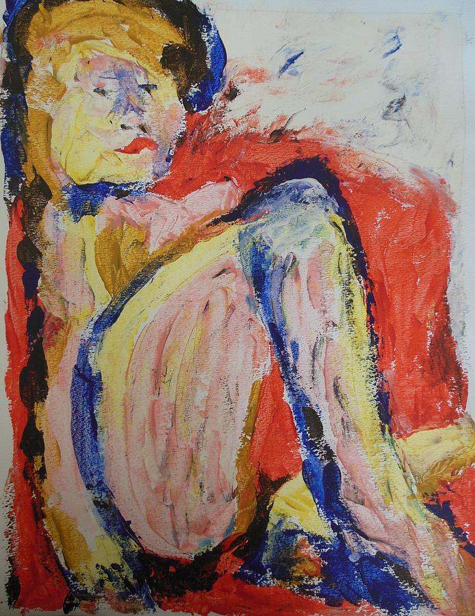 Impressionism Painting - Abstract Nude by Esther Newman-Cohen