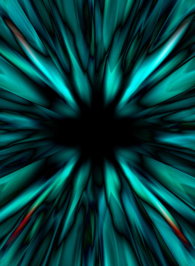 Abstract Digital Art - Abstract Oganic  by Steve Ball