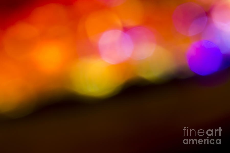 Abstract orange yellow purple Photograph by Marvin Spates