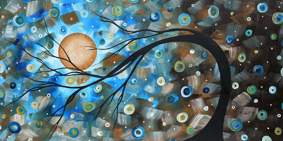 Abstract Original Landscape Art IN A TRANCE Art by MADART Painting by Megan Aroon