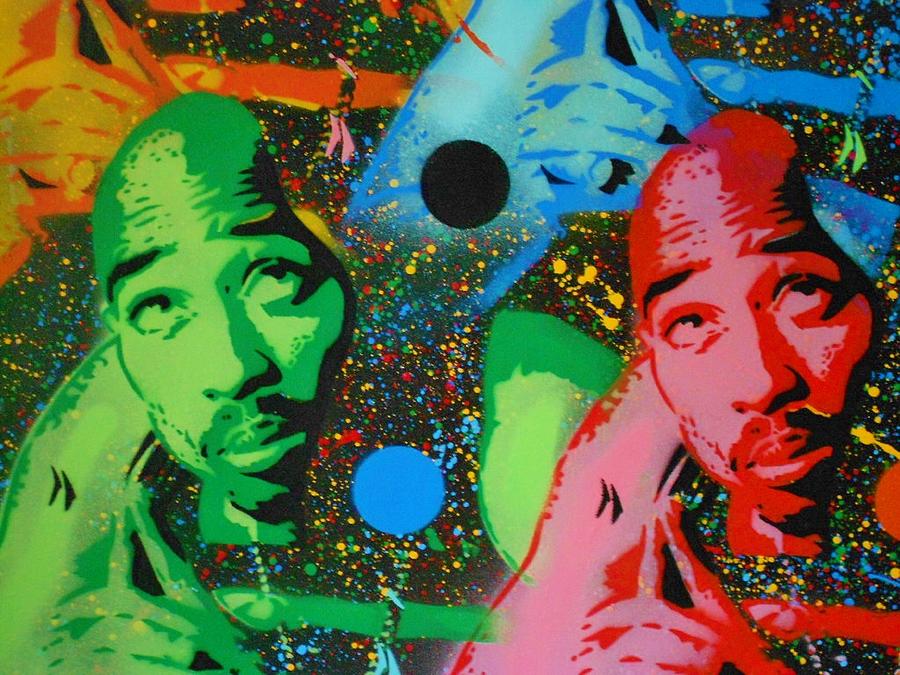 Abstract pac Painting by Leon Keay - Fine Art America