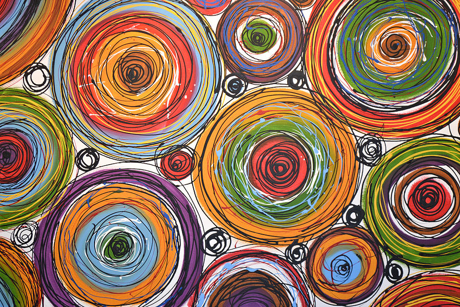Abstract Painting ... Bounce Painting by Amy Giacomelli