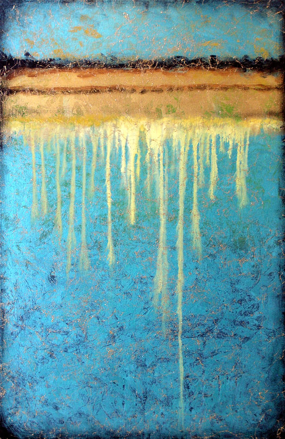 Abstract Painting ... TEARS OF GOLD by Amy Giacomelli Painting by Amy Giacomelli