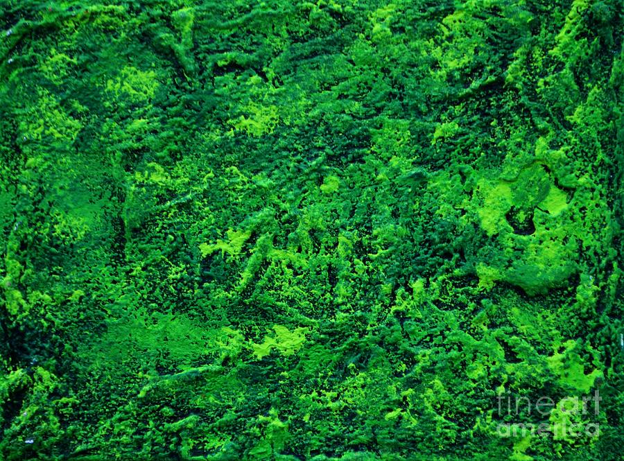 Abstract pannel Green Painting by P Dwain Morris