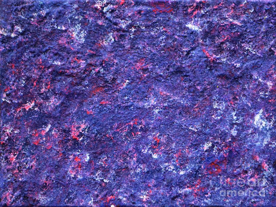 Abstract pannel Purpil  Painting by P Dwain Morris
