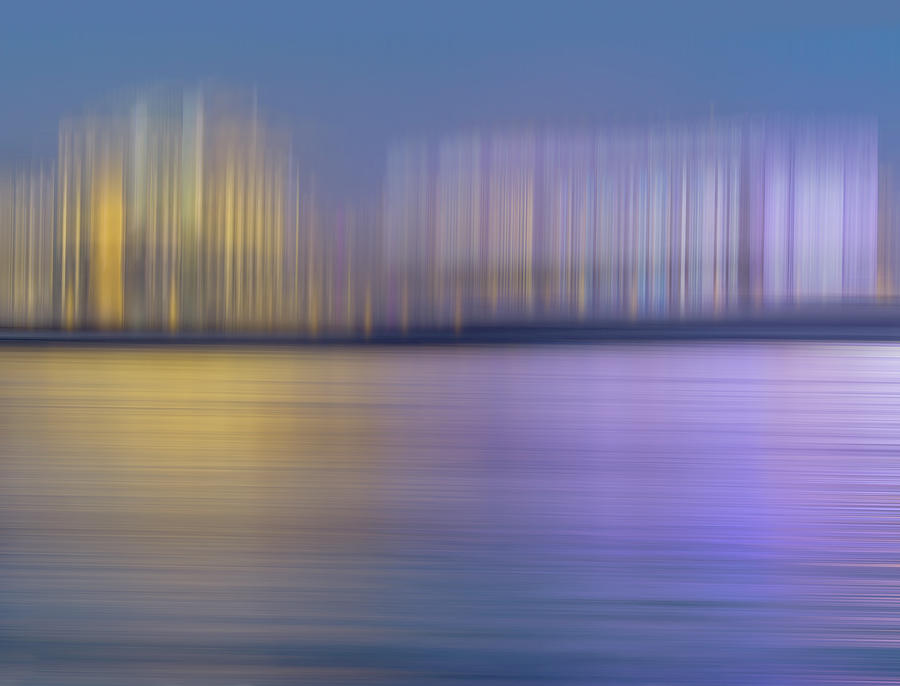 Abstract Pattern Of Blurred Buildings Photograph by Ikon Ikon Images