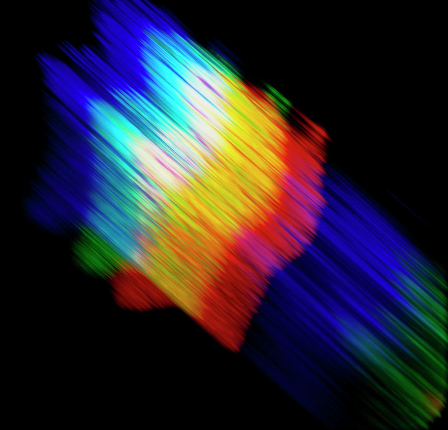 Abstract Pattern With Diffracted Light Photograph by Alfred Pasieka/science Photo Library