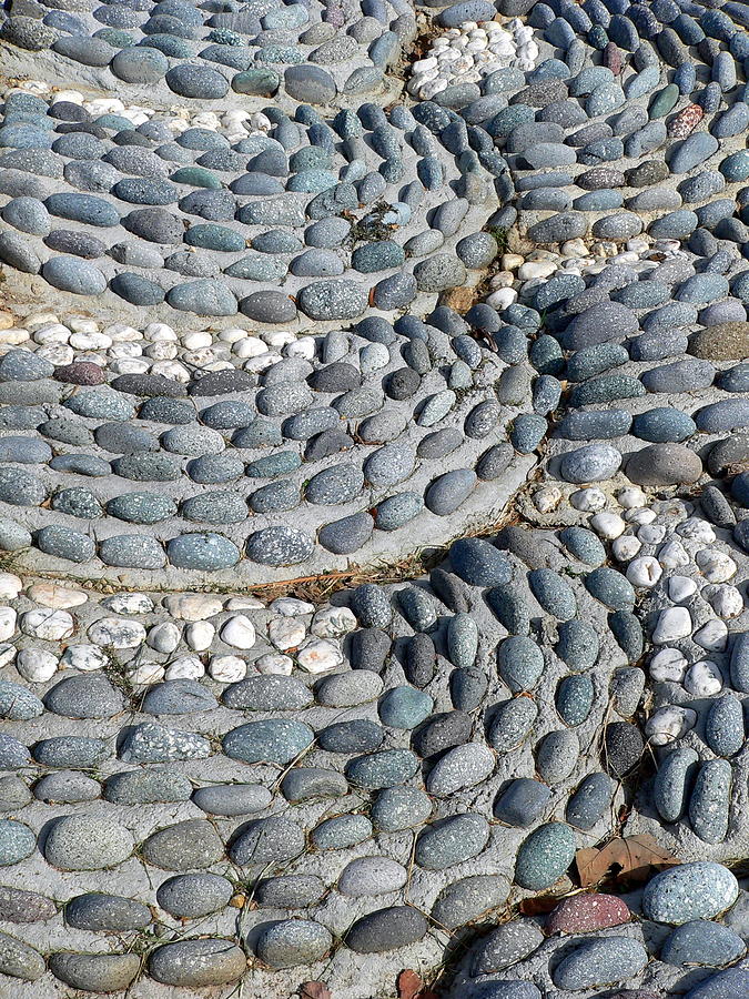 Abstract Pebble Art Photograph by Jeff Lowe
