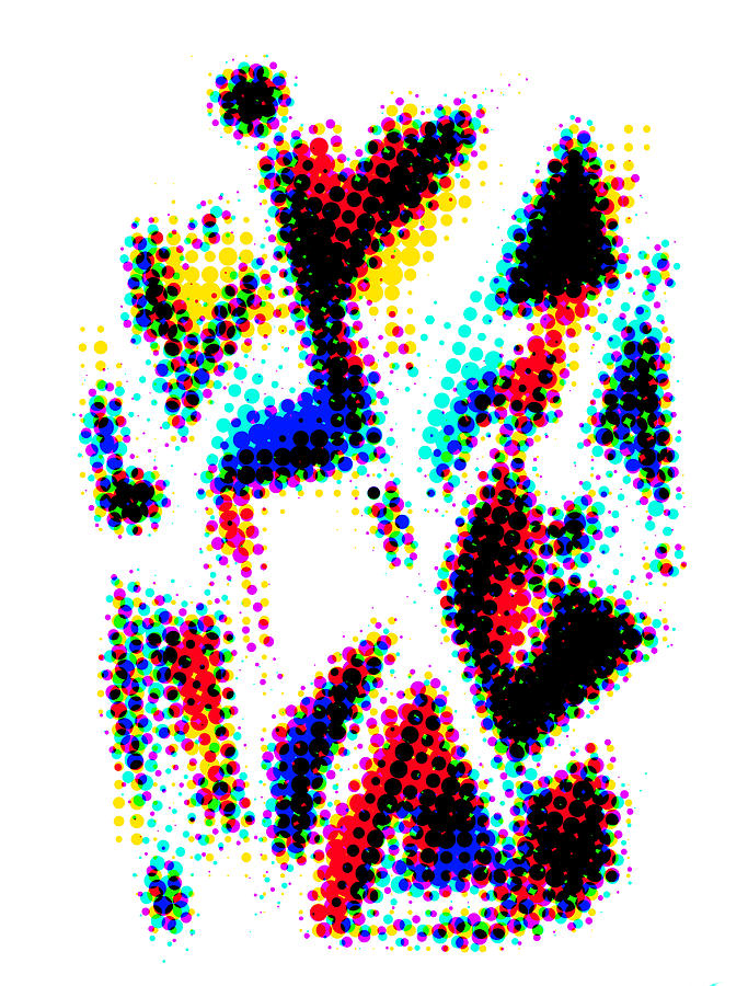 Abstract Pointillism 12 Digital Art by Neal Doty