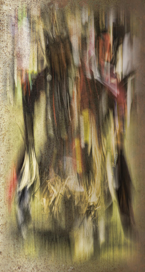 Pow Wow Photograph - Abstract Pow Wow Dancer by Thomas Young