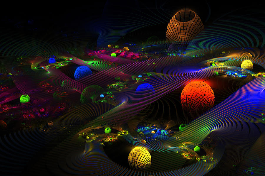 Abstract Psychedelic Fractal Art Photograph by Keith Webber Jr