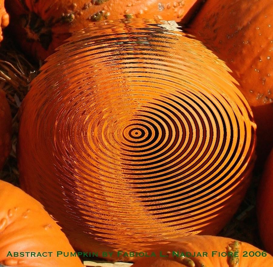 Abstract Pumpkin Number 1 Photograph by Fabiola L Nadjar Fiore
