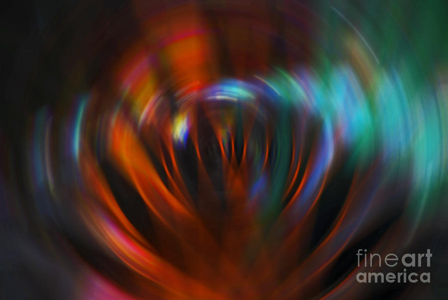 Abstract Red and Green blur Photograph by Marvin Spates