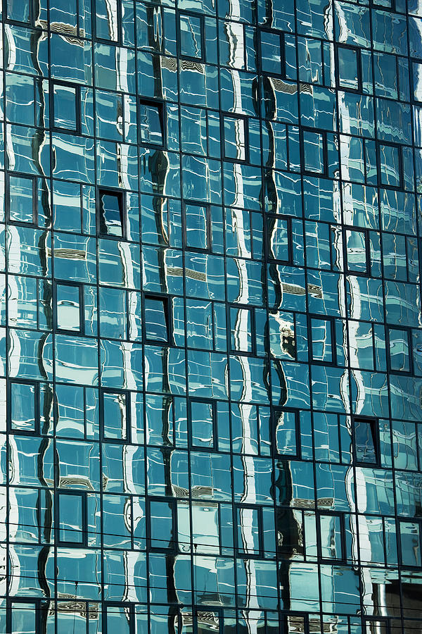Abstract Reflections in Windows Photograph by Artur Bogacki