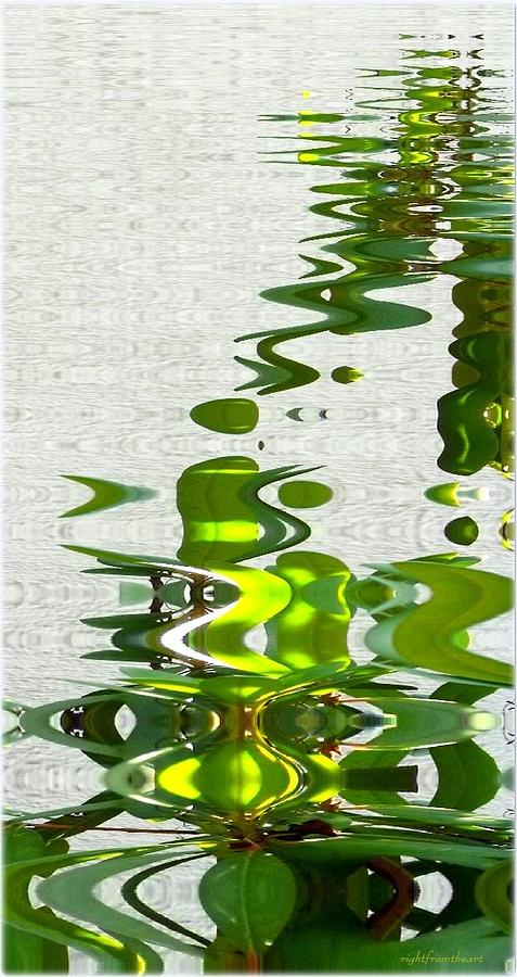 Abstract Photograph - Ripples Abstract by Bob and Kathy Frank