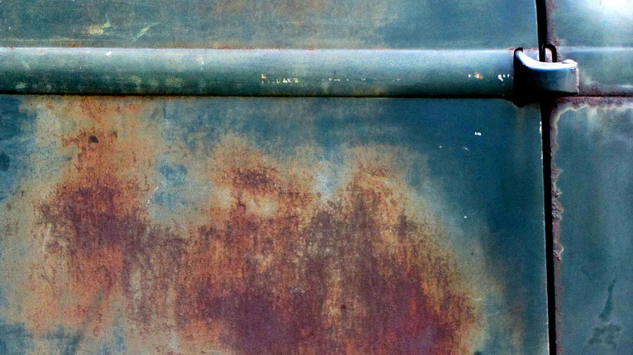 Abstract Rusty Door 1 Photograph by Anita Burgermeister