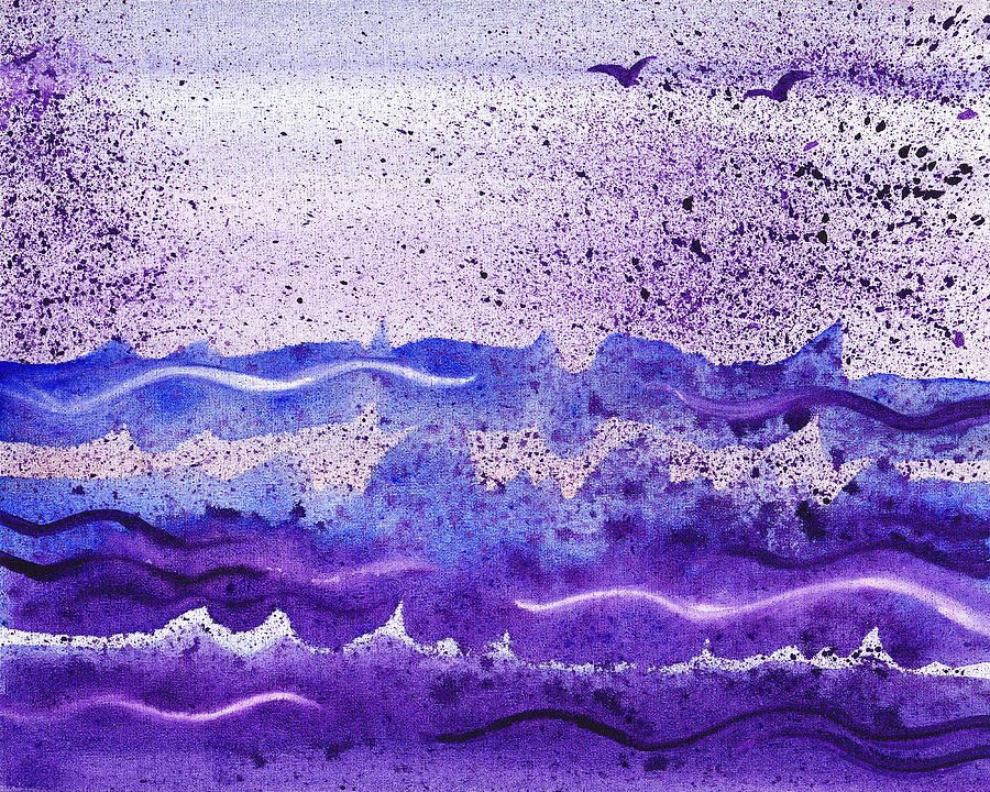 Abstract Sea Painting by Irina Sztukowski