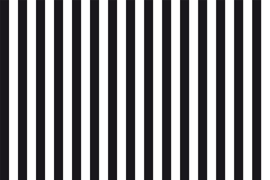 Abstract seamless background of black and white parallel vertical lines Drawing by Dimitris66