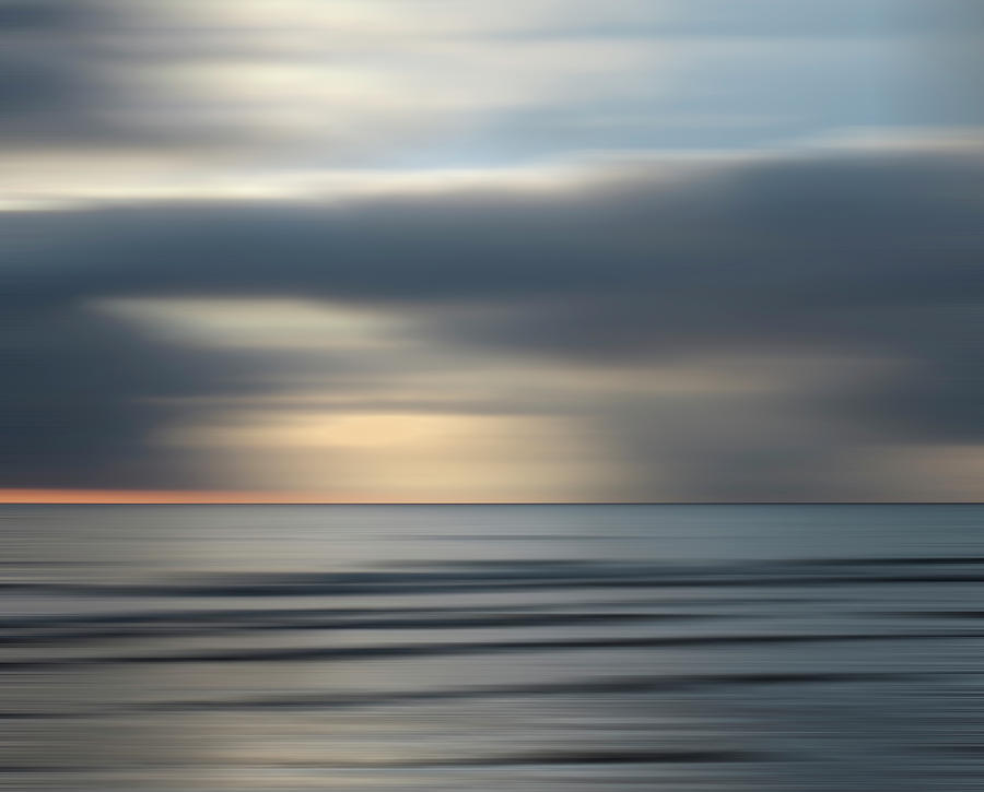 Abstract Seascape With Dramatic Sky Photograph by Ikon Ikon Images