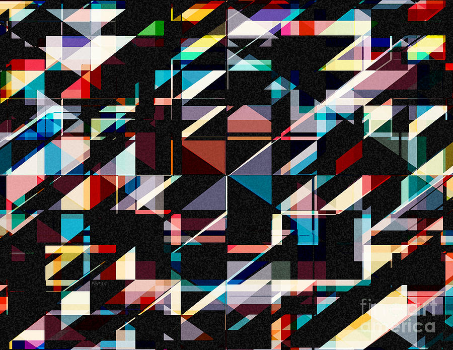 Abstract Shapes And Colors Digital Art by Phil Perkins