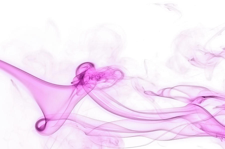 Abstract Smoke Background In Violet Photograph by Assalve