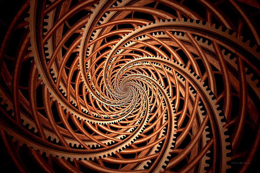Abstract - Spiral - Mental roller coaster Digital Art by Mike Savad