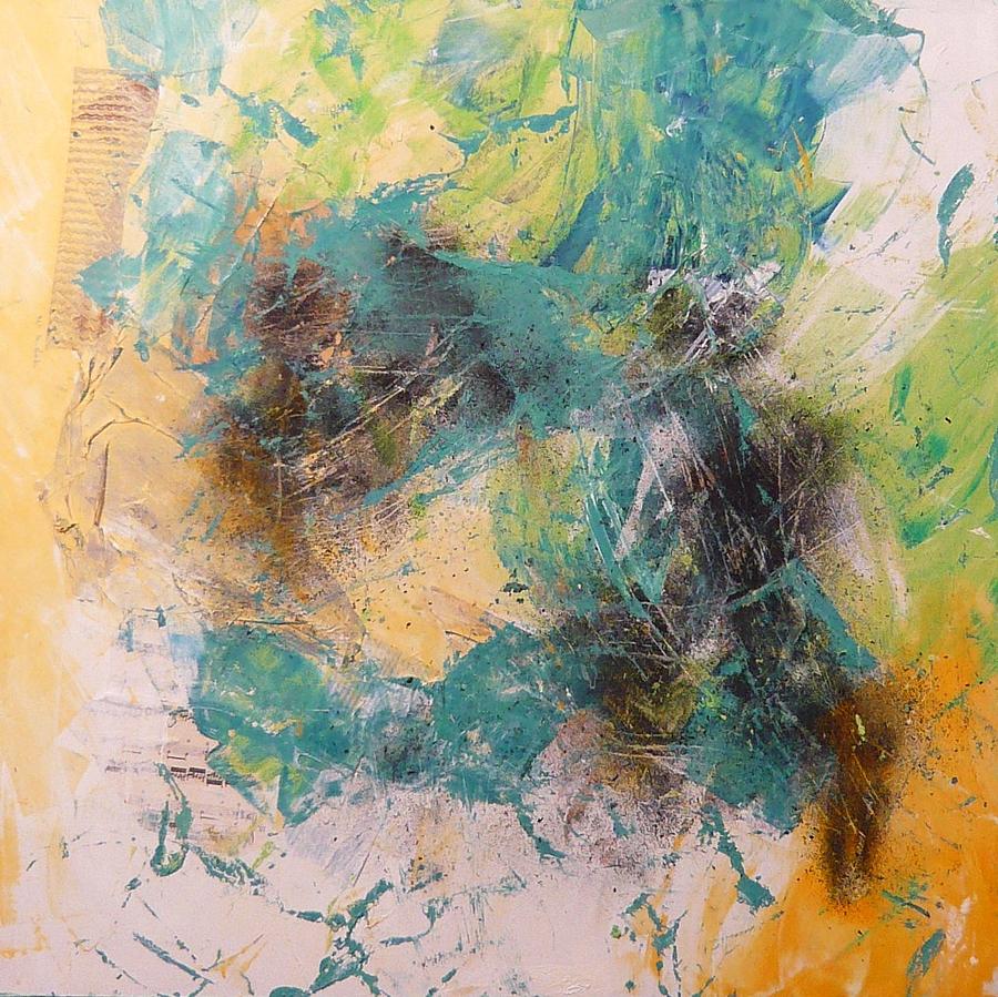Abstract Drawing - Abstract Spring 2 by Sonja  Zeltner