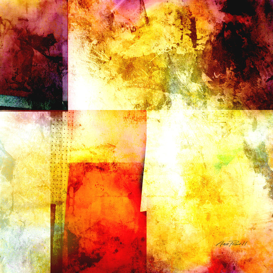 Abstract Square  Digital Art by Ann Powell