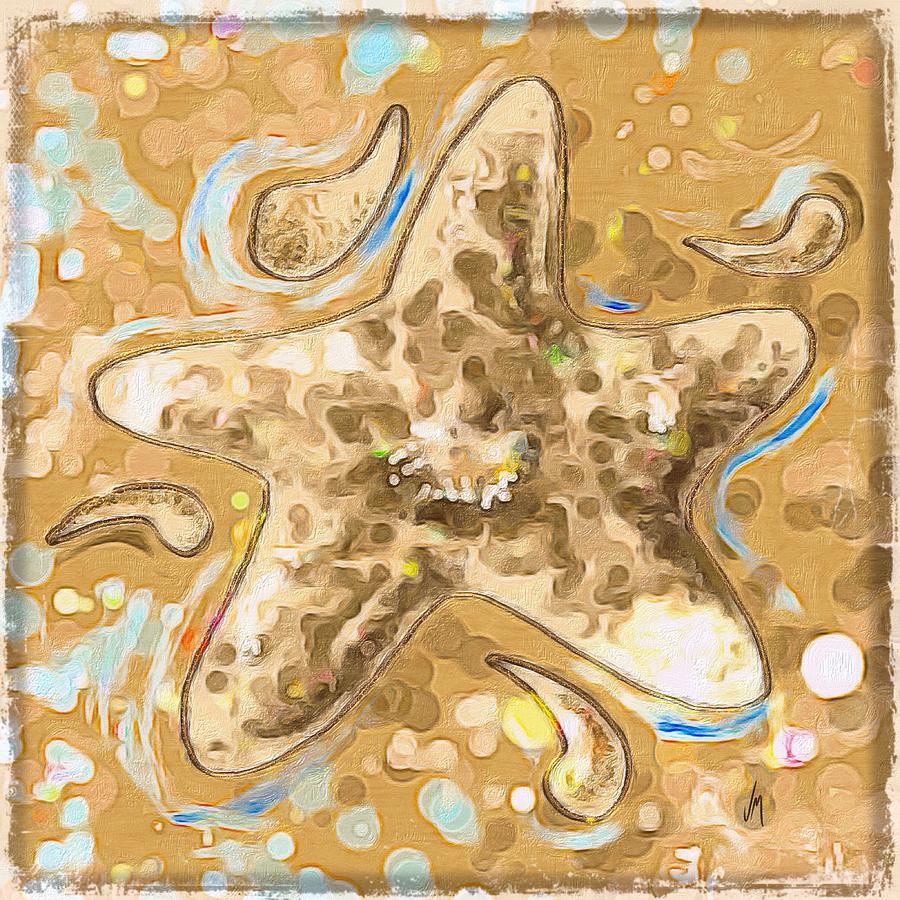 Abstract starfish Painting by Veronica Minozzi