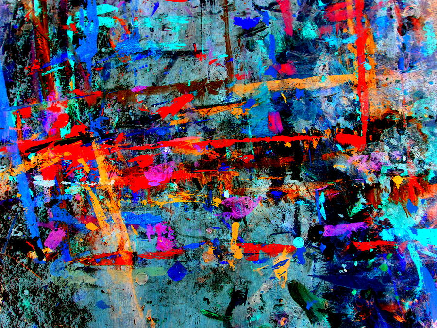 Abstract Sunday Five Digital Art by Randall Weidner