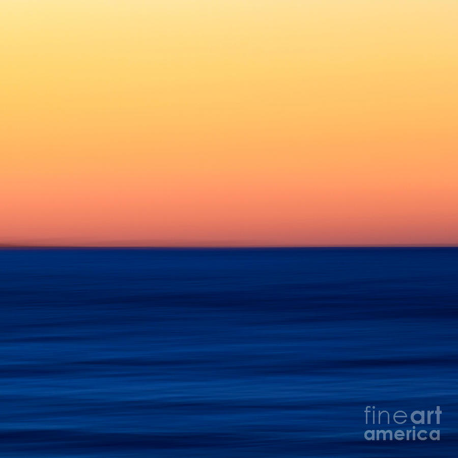 Abstract Photograph - Abstract Sunset over the Ocean by Katherine Gendreau