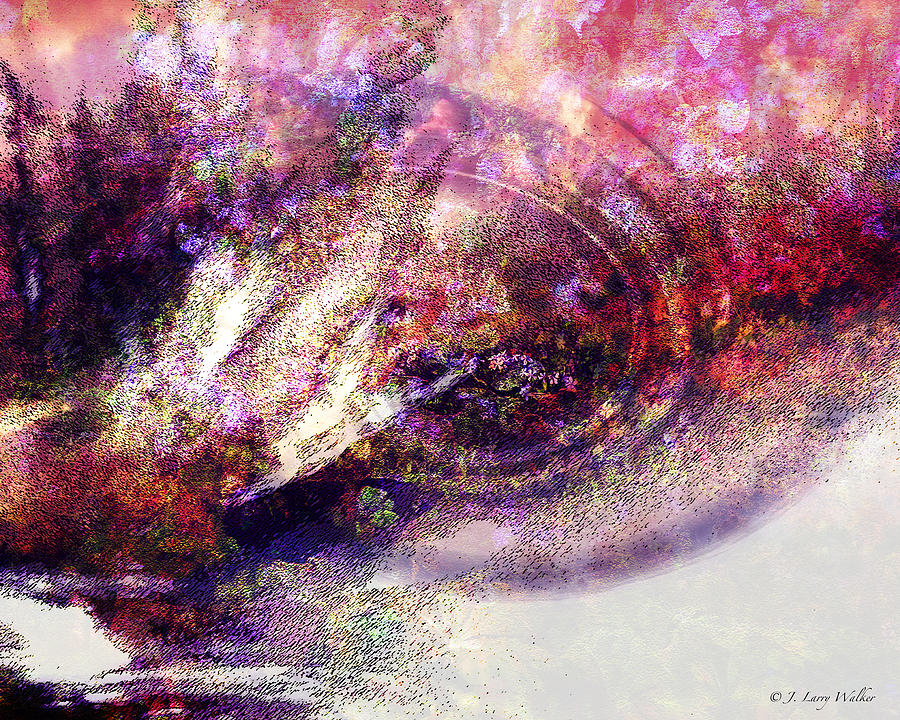 Abstract Swirl Digital Art by J Larry Walker