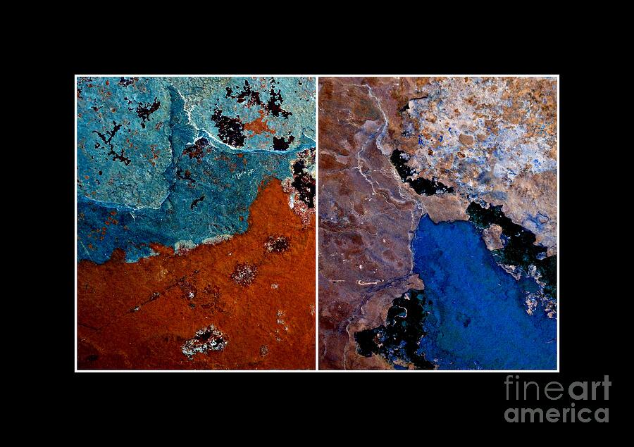 Abstract Terrain Diptych Photograph by Patricia Strand