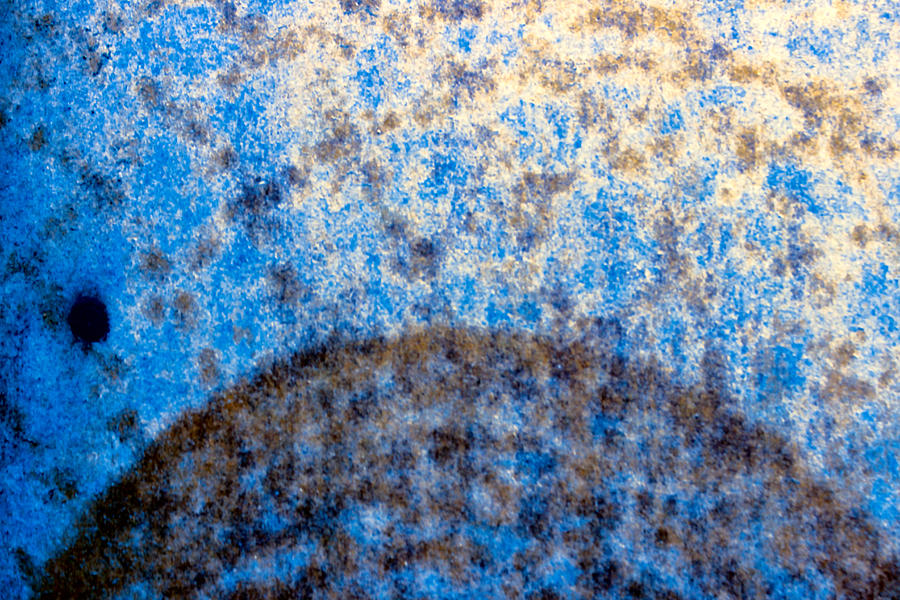 Abstract texture in Blue Photograph by Cathy Anderson