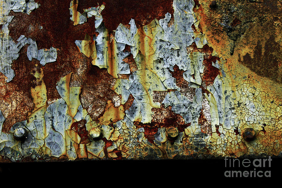 Abstract Photograph - Abstract Train Texture 11 by Lawrence Costales