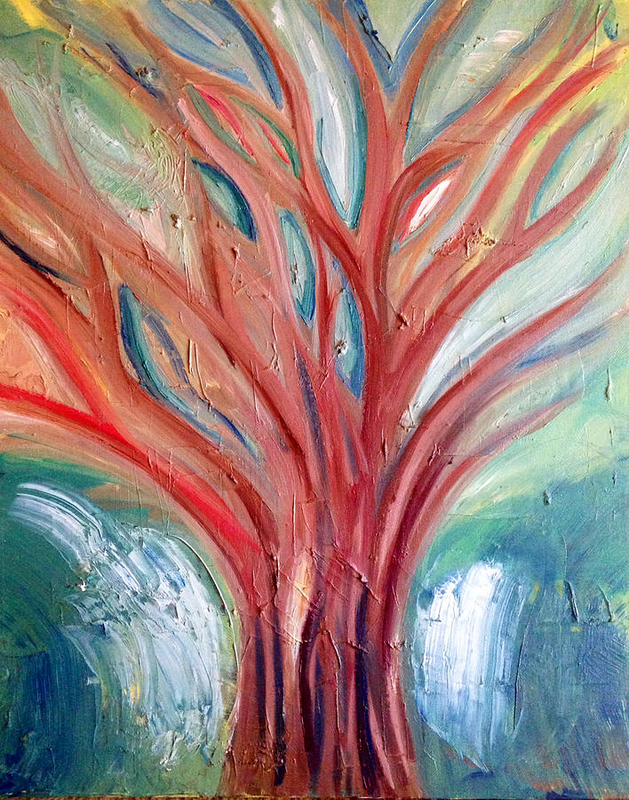 Abstract Tree Painting By Christina Campo-abdoun - Fine Art America