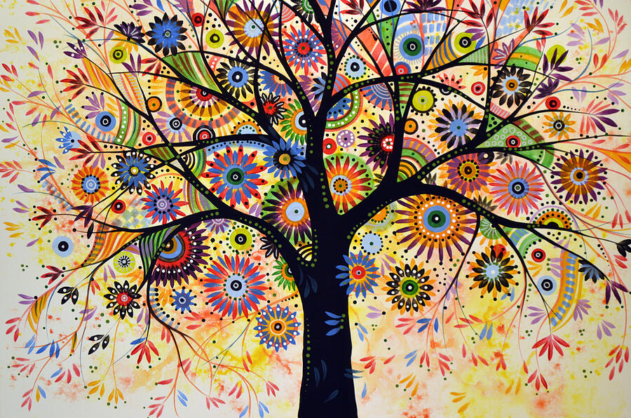 Abstract Tree Painting Life Giver by Amy Giacomelli