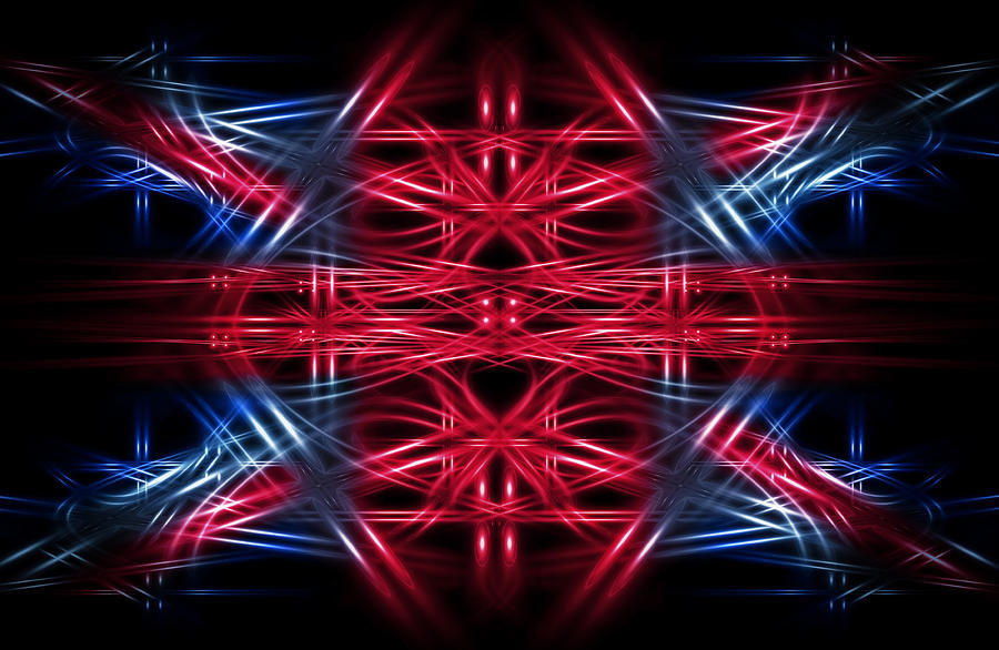 Abstract union Digital Art by Nathan Wright