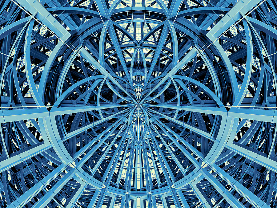Abstract Digital Art - Abstract Urban Constructions Structure 03 by Nenad Cerovic