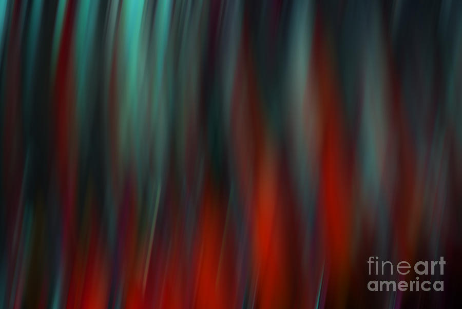Abstract Vertical Red Green Blur Photograph by Marvin Spates