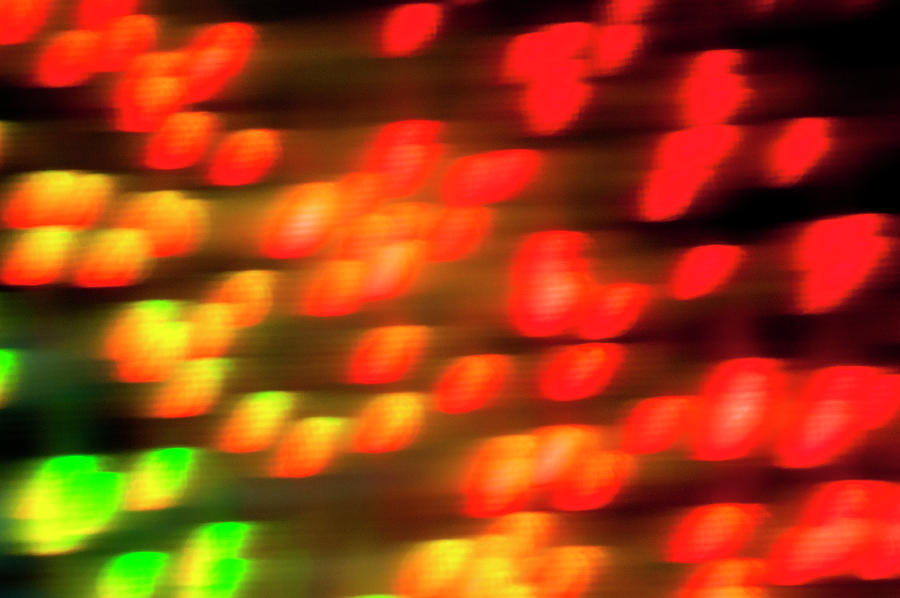 Abstract Warning Light Pattern Photograph by Brian Stablyk
