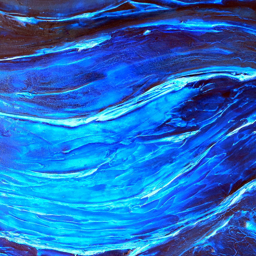 Abstract Water Painting Series 4 Painting by Holly Anderson