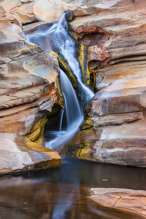 Abstract Waterfall Photograph by Rick Drent