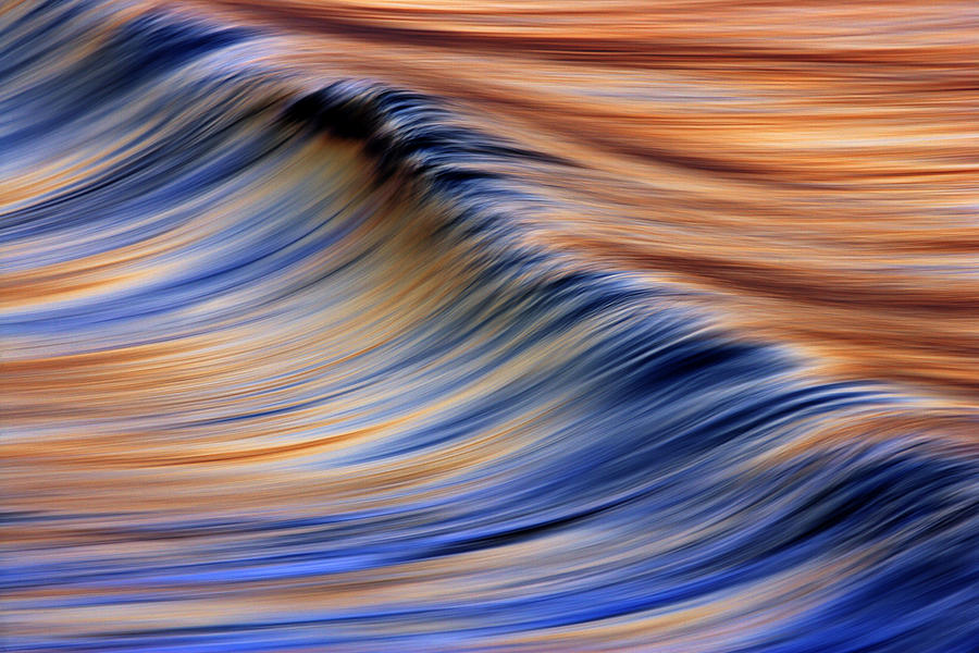 Abstract Wave 2  C6J7799 Photograph by David Orias