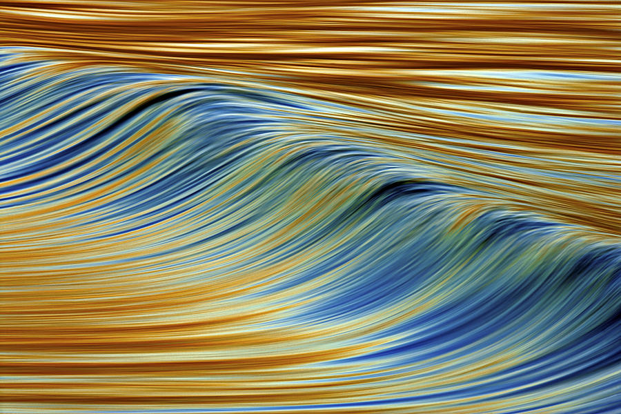Abstract Wave C6J7857 Photograph by David Orias
