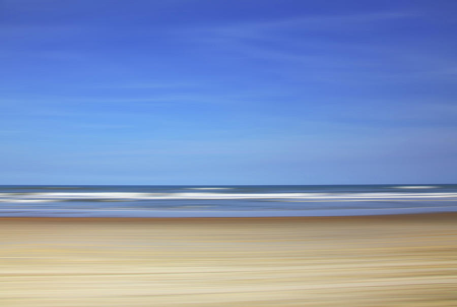 Abstract With Sky, Sea, Sand Photograph by Daniela Duncan