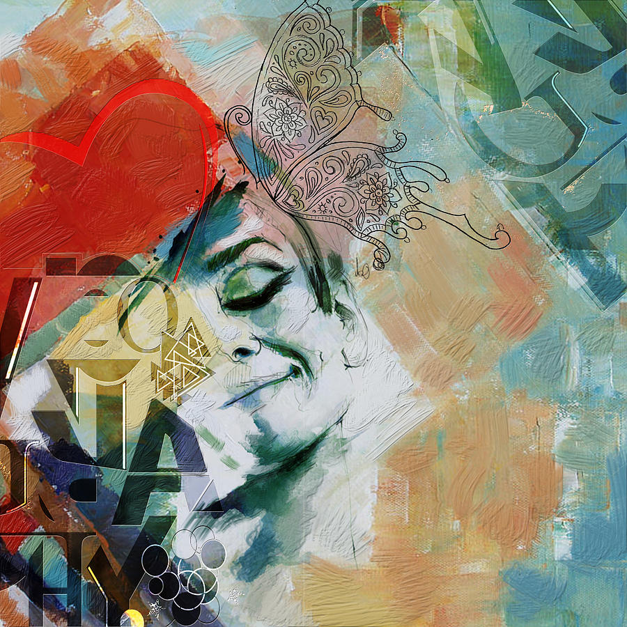 Abstract Painting - Abstract Women 008 by Corporate Art Task Force