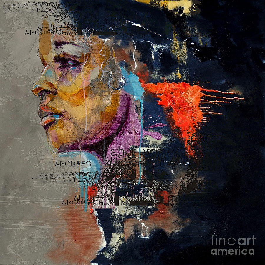 Abstract Women 20 Painting by Mahnoor Shah