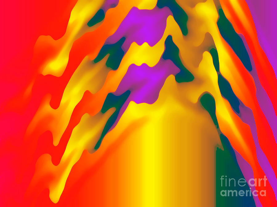Abstract Digital Art - Abstract Wonder 2 by Gayle Price Thomas