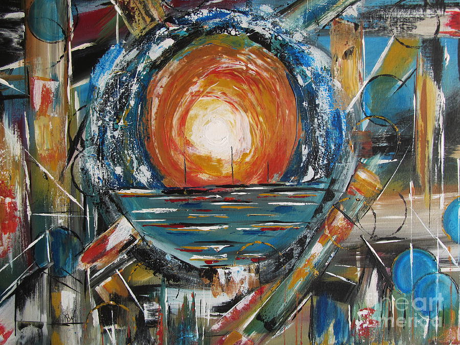 Abstract World Painting By Beverly Livingstone   Abstract World Beverly Livingstone 